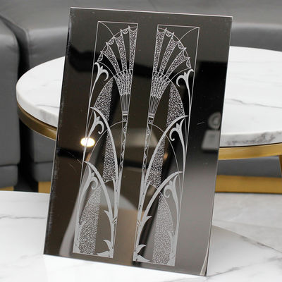 Placa de gravação com água-forte de aço inoxidável da cor para a decoração do elevador ou portas luxuosas