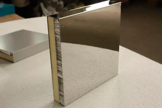 Do painel de alumínio do favo de mel do espelho prova 0.4-1.0mm sadia exterior