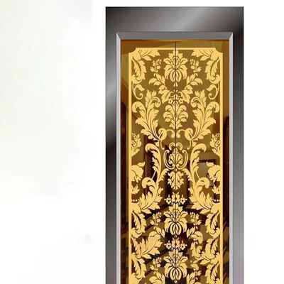 a folha de aço inoxidável de 8ft x de 4ft gravou portas de aço inoxidável do elevador