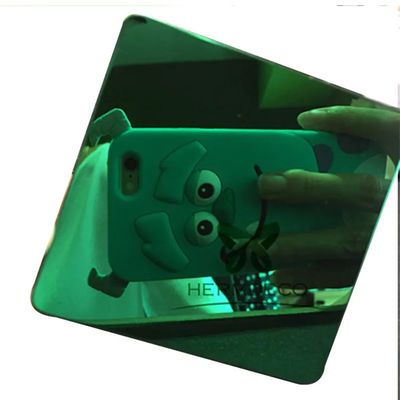 Folha de aço inoxidável 8K do espelho 316 verde de No.8 SS 304 que lustra a espessura de 0.3mm