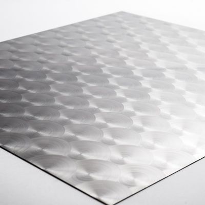 Folha de metal decorativa de aço inoxidável 304 3D