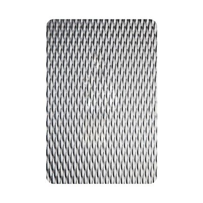 Folha de metal de aço inoxidável de corte personalizado com padrão de 5WL espessura 0,3 mm