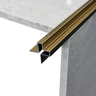 Guarnição de aço inoxidável da telha da borda da parede do filme do PVC da categoria 304 da tira da telha da decoração