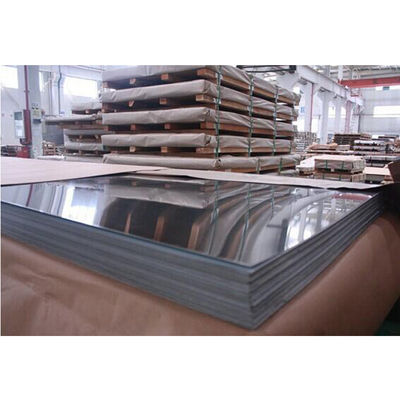 316 largura de aço inoxidável lustrada espelho da folha AISI 1219mm do revestimento do PVC
