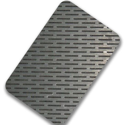 Placa de aço inoxidável 1.2mm do perfurador de JIS folha de aço inoxidável de 0,5 milímetros com furos redondos