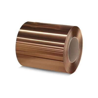 bom preço Revestimento da superfície de Hailine da bobina de AISI 304 0.6mm Rose Gold Color Stainless Steel on-line