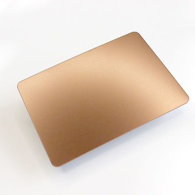 bom preço folha 304 Rose Gold Bead Blasted Sandblasted de aço inoxidável de 0.6mm 0.8mm on-line