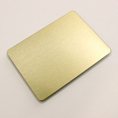 bom preço Folha de aço inoxidável escovada ouro da linha fina de bronze para a decoração de construção AISI 201 placa de 430 SS da categoria on-line
