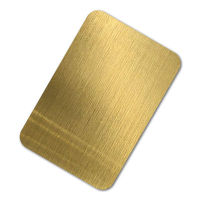 bom preço Ouro de aço inoxidável da placa da folha 304 da anti impressão digital do revestimento da linha fina chapeado on-line