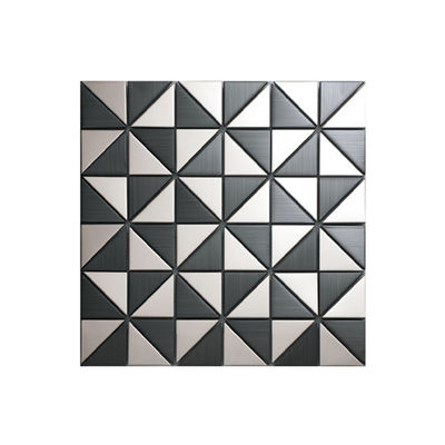 bom preço A parede de aço inoxidável decorativa do mosaico da cozinha 3D telha Backsplash AISI 1219X2438mm on-line