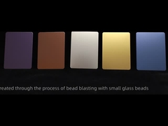 O grânulo de aço inoxidável decorativo da folha 201 304 soprou