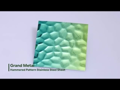 o espelho 8K carimbou a placa de aço inoxidável do teto da ondinha de aço inoxidável da água da folha 0.5mm