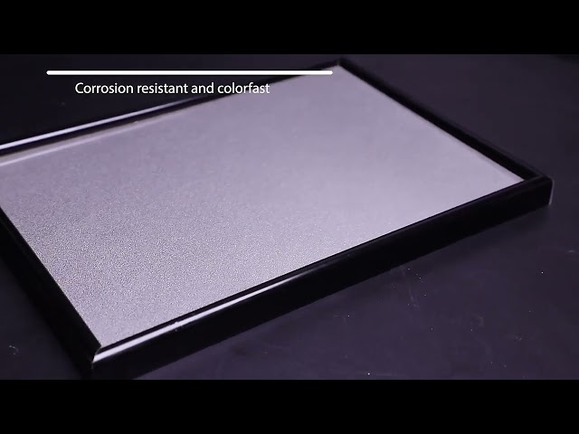 vídeos da empresa Aproximadamente Sandblast Bead Blasted ss finish Decorative Stainless Steel Sheet Metal Mill Edge
